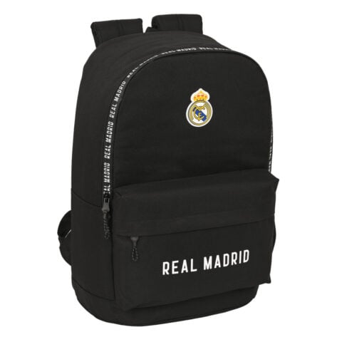 Σχολική Τσάντα Real Madrid C.F. Corporativa Μαύρο