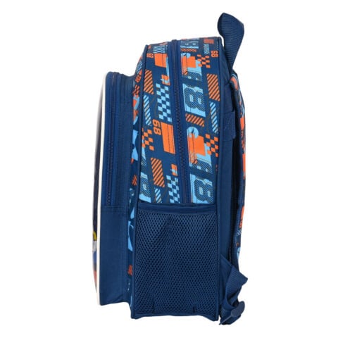 Παιδική Τσάντα Hot Wheels Speed club Πορτοκαλί Ναυτικό Μπλε (27 x 33 x 10 cm)