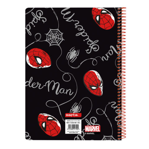 Σημειωματάριο Spiderman Hero Μαύρο 80 Φύλλα A5