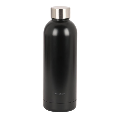 Ανοξείδωτο Θερμικό Mπουκάλι Safta Black 500 ml Μαύρο
