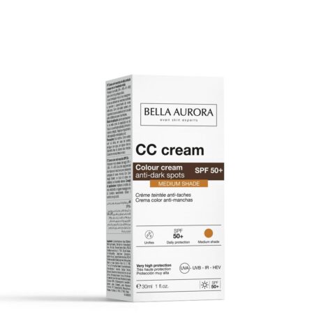 Ενυδατική Kρέμα με Χρώμα Calvin Klein Cc Cream Ανθεκτικό στους λεκέδες Spf 50 μέσο (30 ml)