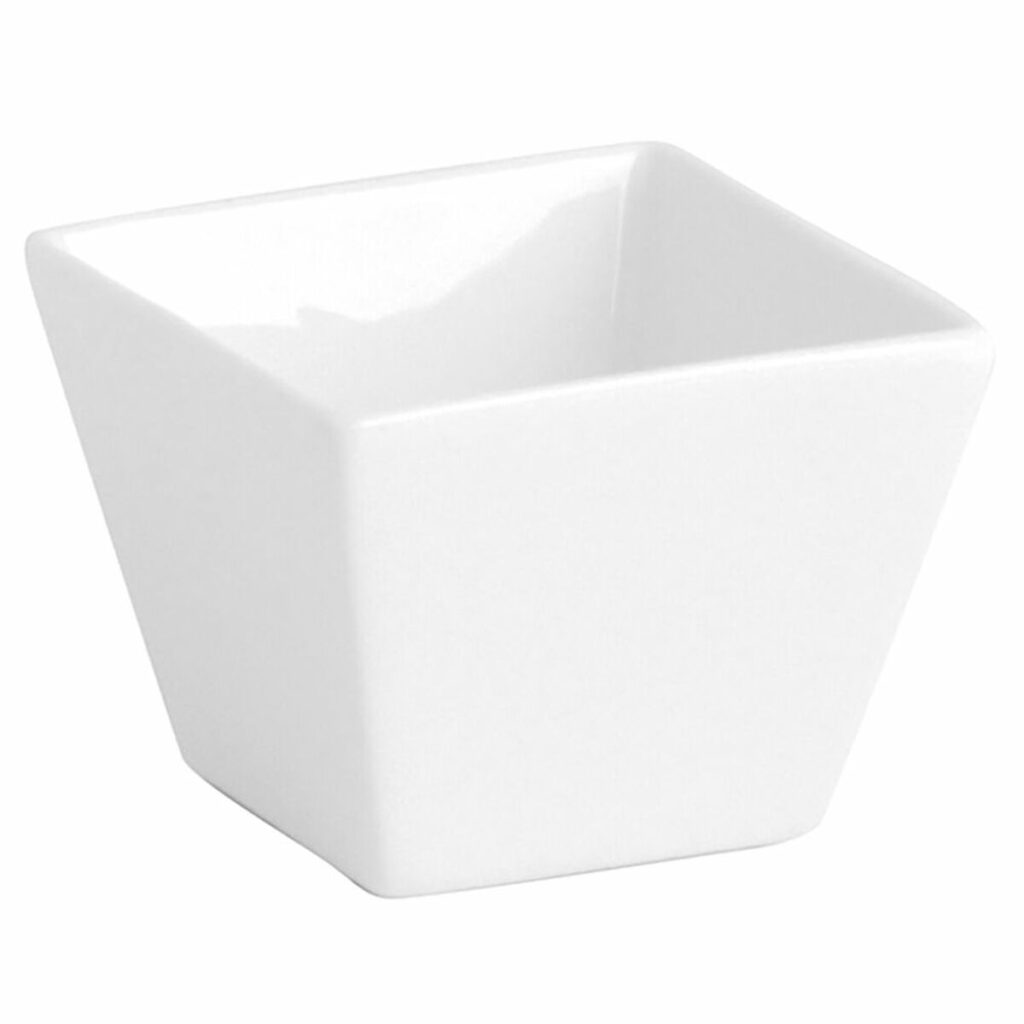 Δίσκος για σνακ Quid Chef Κεραμικά Λευκό (12 Μονάδες) (Pack 12x)
