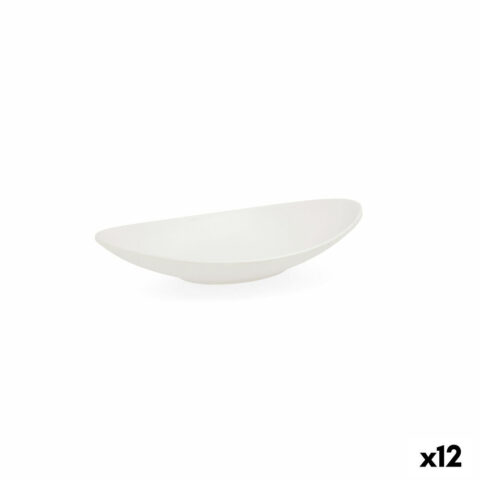 Βαθύ Πιάτο Quid Select Οβάλ Λευκό Πλαστική ύλη 18 x 10