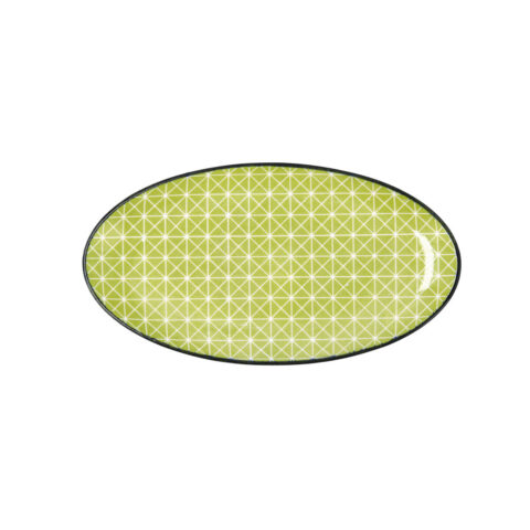 Δίσκος για σνακ Quid Pippa Οβάλ Κεραμικά Πολύχρωμο (21 cm) (8 Μονάδες)