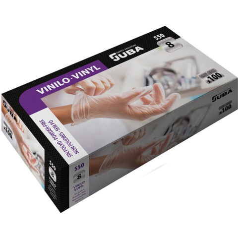 Γάντια Μίας Χρήσης JUBA Κουτί Χωρίς σκόνη 100 Μονάδες