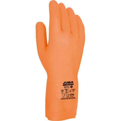 Γάντια Εργασίας JUBA Πορτοκαλί Νεοπρένιο Λατέξ Συρρίκνωση