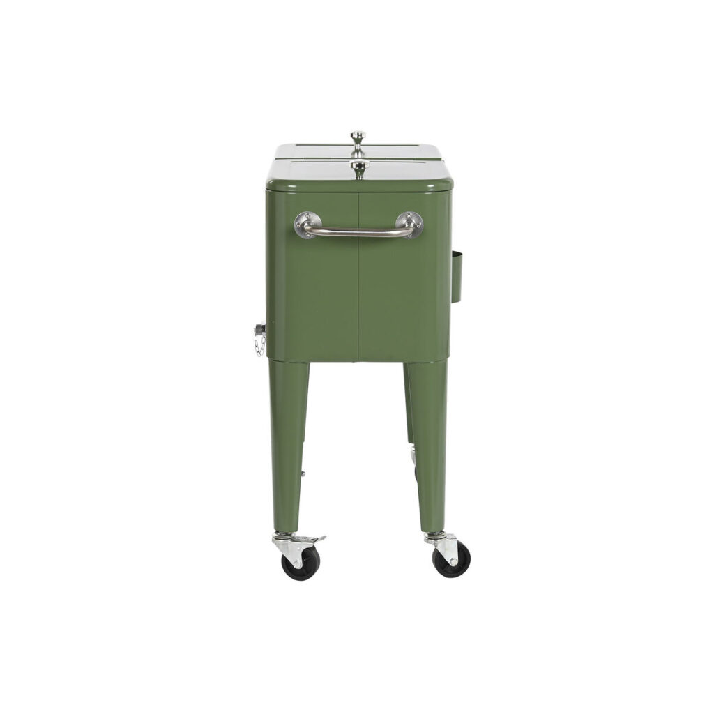 Φορητό Ψυγείο Θερμός DKD Home Decor 74 x 43 x 80 cm Χάλυβας Πράσινο πολυπροπυλένιο 56 L