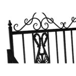 Κουνιστή Καρέκλα DKD Home Decor Μαύρο Μέταλλο 118 x 90 x 92 cm