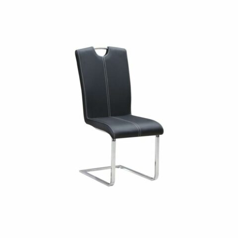 Καρέκλα Τραπεζαρίας DKD Home Decor Μαύρο Μέταλλο Πολυουρεθάνιο (59 x 45 x 102 cm)