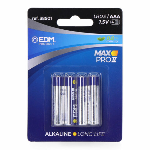 Αλκαλικές Μπαταρίες EDM Max Pro II Long Life LR03