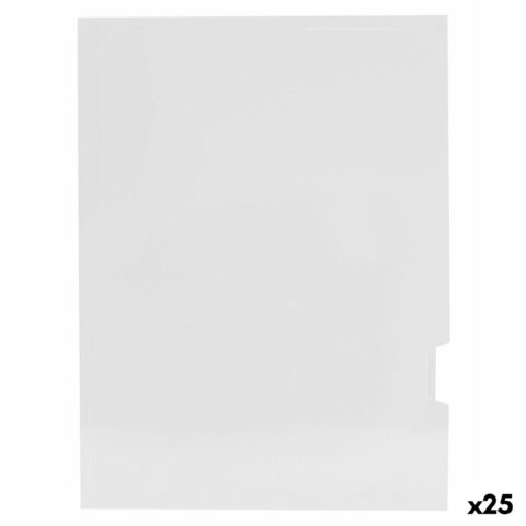 Υποφάκελος Elba Με πλαστικοποίηση Λευκό A4 25 Τεμάχια