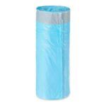 Τσάντες Σκουπιδιών Αυτο-κλείσιμο Καθαρά Ρούχα Μπλε πολυαιθυλένιο (30 L)