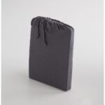 Τοποθετημένο κάτω φύλλο Naturals ELBA Σκούρο γκρίζο 105 x 190/200 cm (Kρεβάτι 105 εκ)