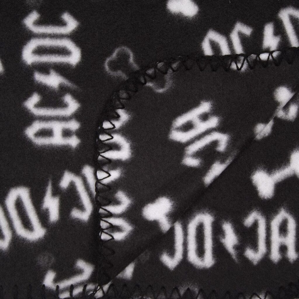 Κουβέρτα για κατοικίδια ACDC Μαύρο (100 x 0