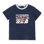 Παιδικό Μπλούζα με Κοντό Μανίκι Marvel x2 Γκρι