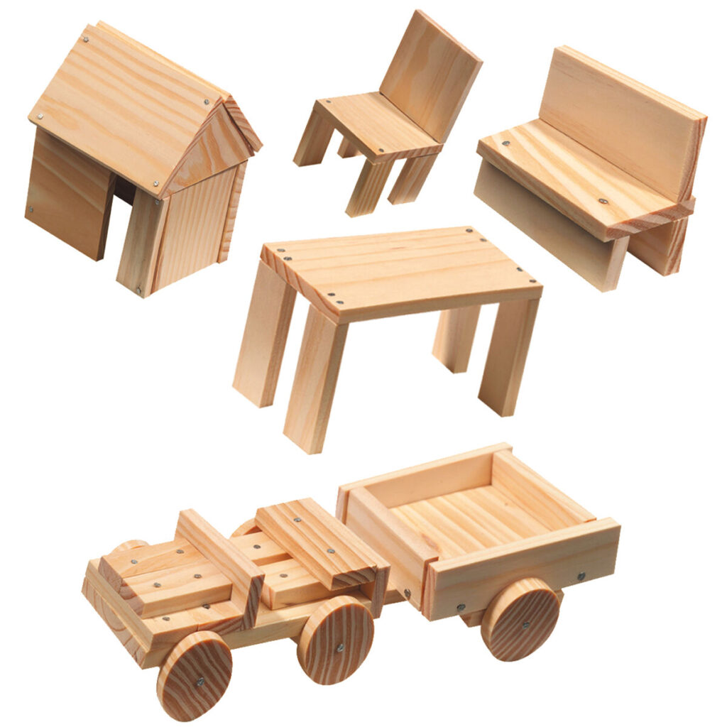 Playset SES Creative Joinery Workshop (57 Τεμάχια)