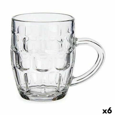 Κανάτα Μπύρας Διαφανές Γυαλί x6 (280 ml)