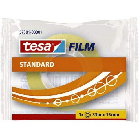 Κολλητική ταινία TESA 15 mm 33 m Διαφανές (30 Μονάδες)