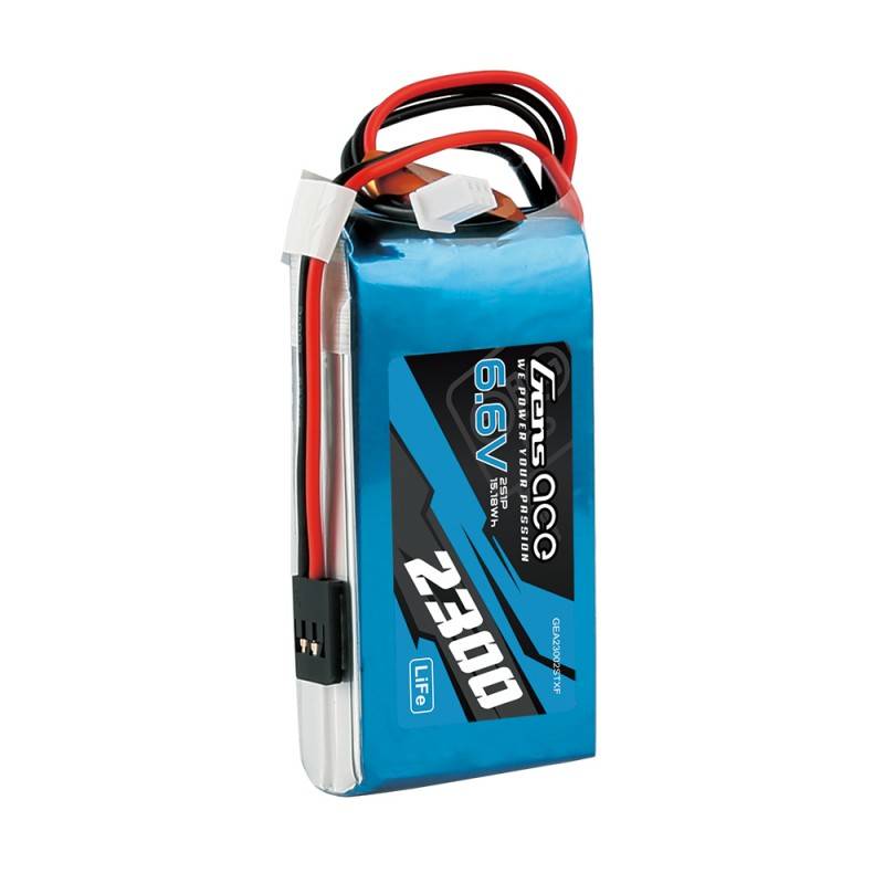 Gens Ace 2300mAh 6.6V 2S1P Li-Fe battery
