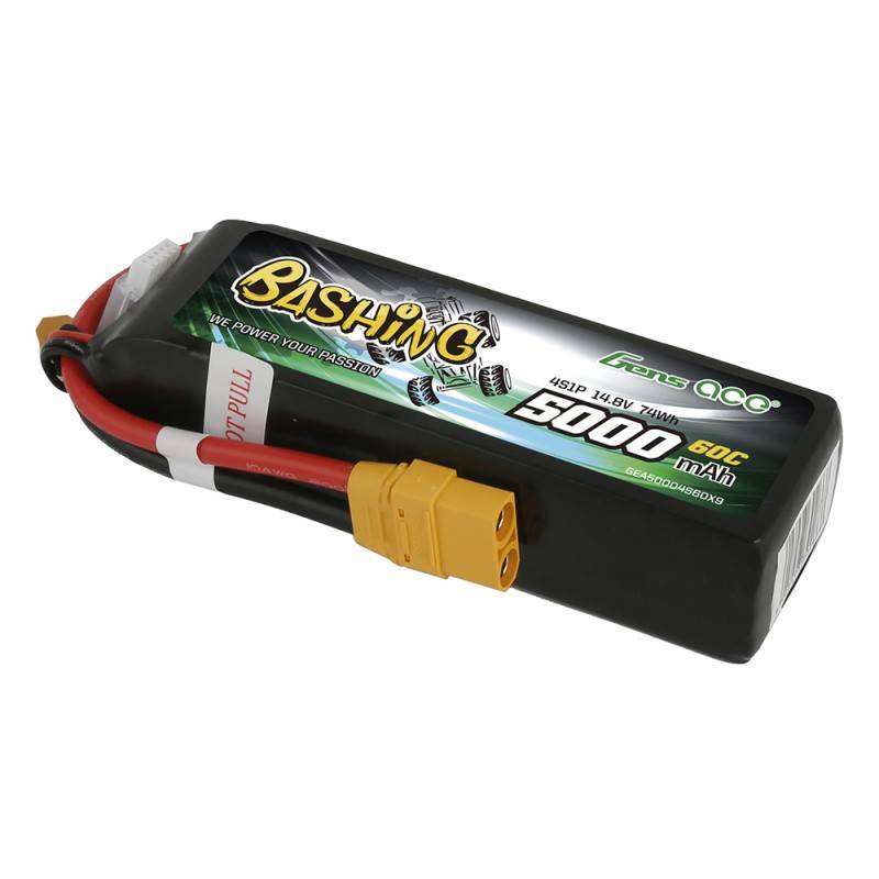 Gens Ace Bashing 5000mAh 14.8V 60C LiPo battery