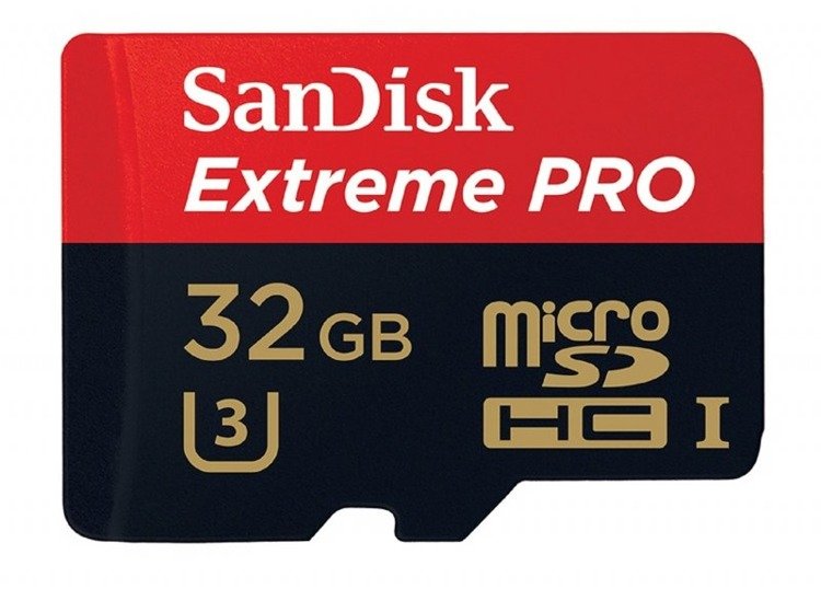 Memory card SanDisk Extreme Pro microSDHC 32GB 100/90 MB/s A1 C10 V30 (SDSQXCG-032G-GN6MA)