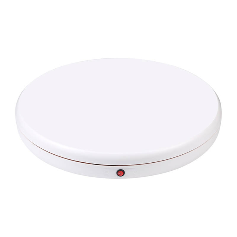 Rotating display stand Puluz 45 cm (white)