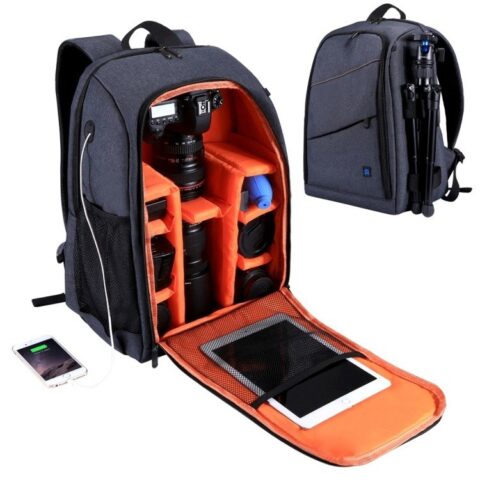 Waterproof camera backpack Puluz PU5011H (grey)