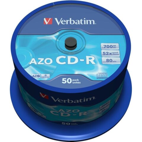 CD-R Verbatim AZO Crystal 50 Μονάδες 700 MB 52x