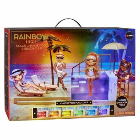 Playset Rainbow High Color Change Pool & Beach Club Playset