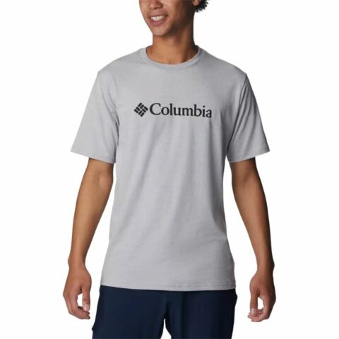 Ανδρική Μπλούζα με Κοντό Μανίκι Columbia CSC Basic Logo™ Γκρι