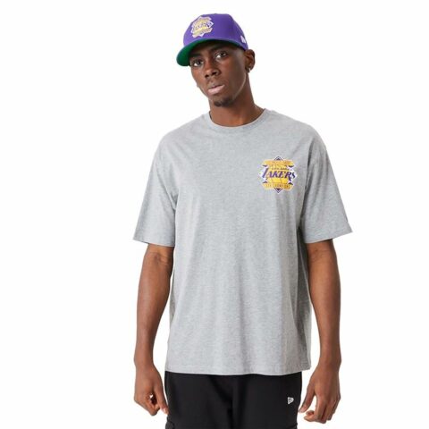 Ανδρική Μπλούζα με Κοντό Μανίκι New Era Championship LA Lakers