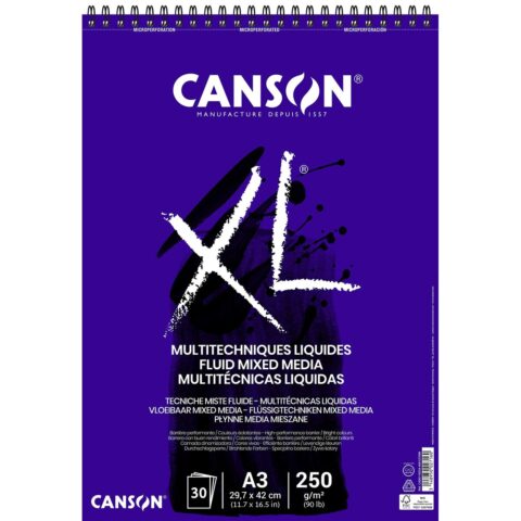 Σημειωματάριο Σχεδίου Canson XL Mix Media Λευκό A4 χαρτί 5 Μονάδες 30 Φύλλα 300 g/m²
