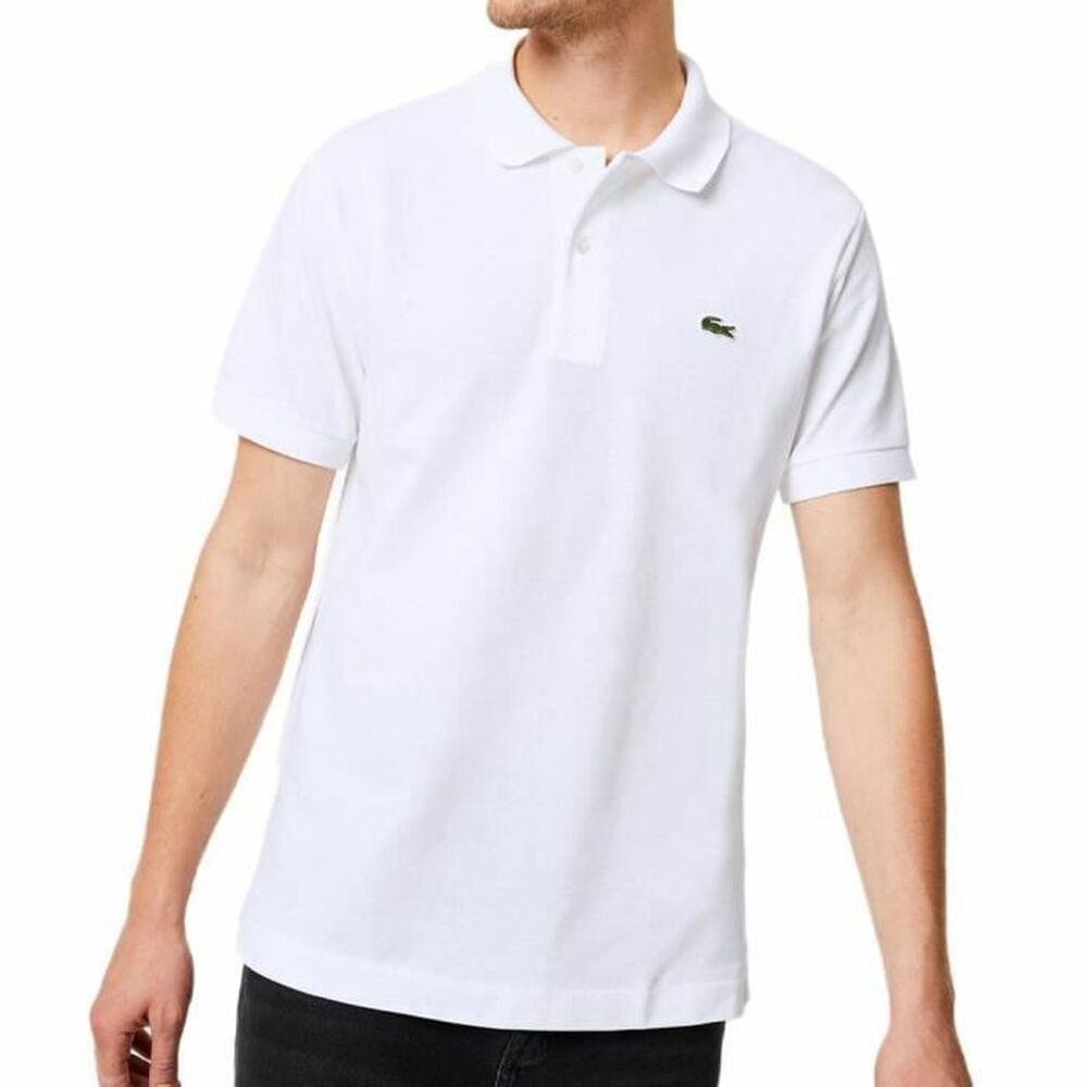 Ανδρική Μπλούζα Polo με Κοντό Μανίκι Lacoste Λευκό
