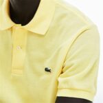 Ανδρική Μπλούζα Polo με Κοντό Μανίκι Lacoste Κίτρινο