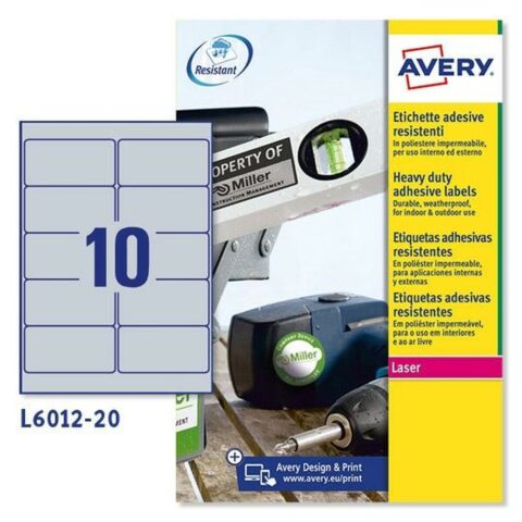 Κόλλες/Ετικέτες Avery 20 Φύλλα 96 x 50