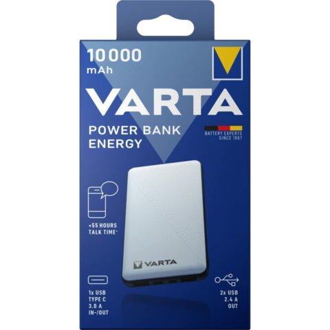 Power Bank Varta Energy Ασημί 10000 mAh