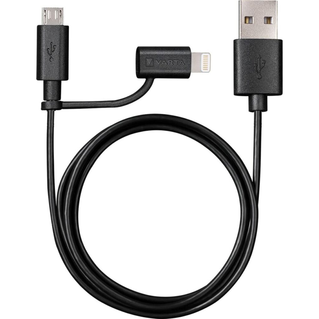 Καλώδιο USB σε Micro USB και Φωτισμός Varta 57943101401 1 m