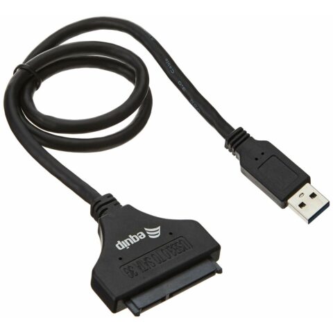 Αντάπτορας Σκληρού Δίσκου USB σε SATA Equip 133471 Μαύρο 50 cm