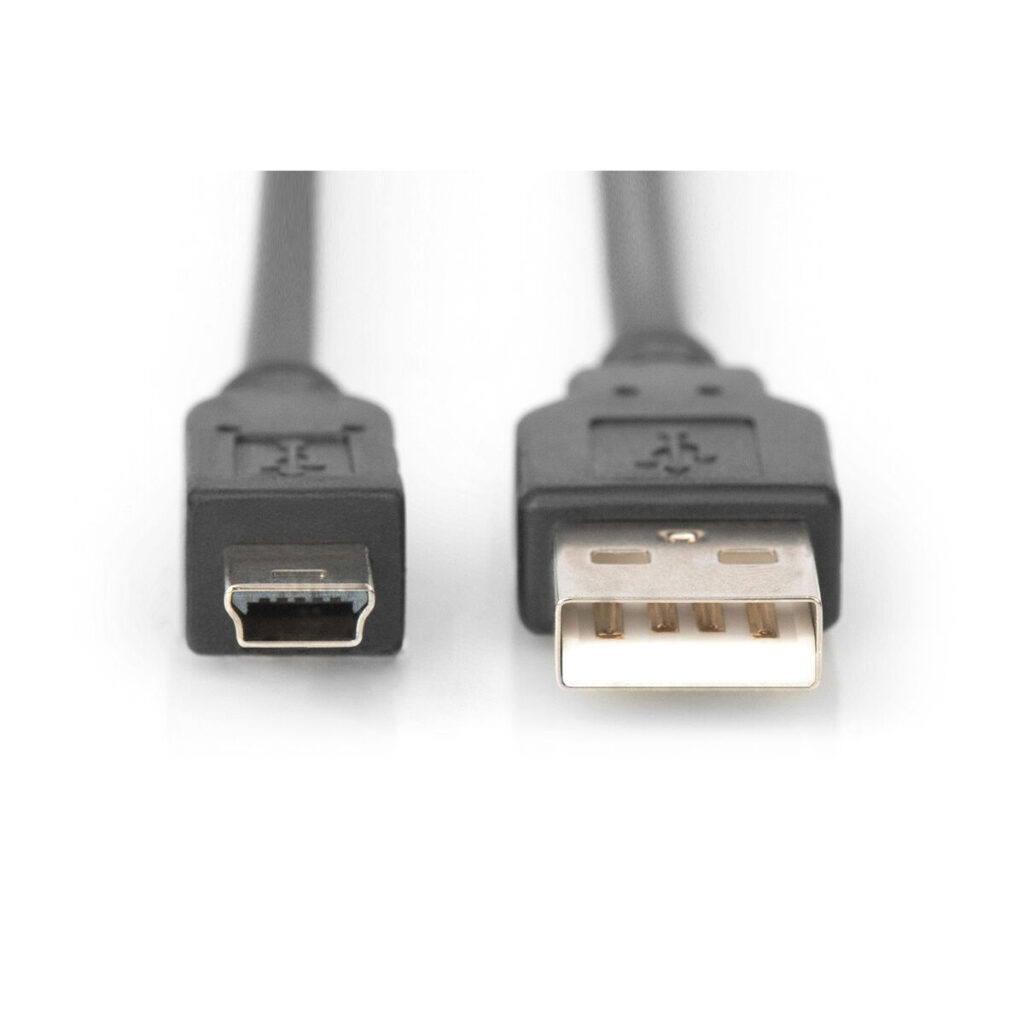 Καλώδιο USB σε Mini USB Digitus AK-300108-030-S 3 m Μαύρο
