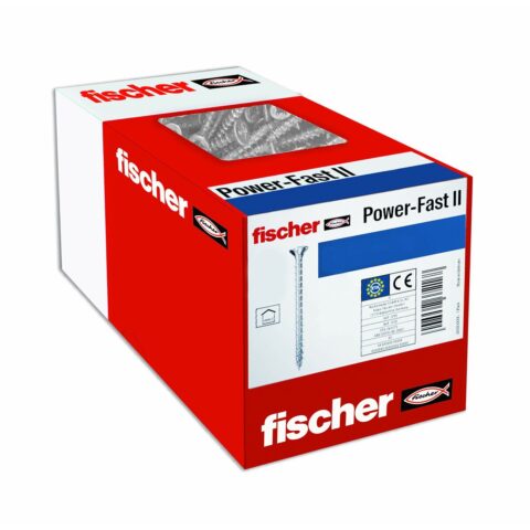 Βιδωτό κουτί Fischer fpf ii czp Ψευδάργυρο 4 x 4 mm (200 Μονάδες)