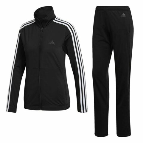 Γυναικεία Αθλητική Φόρμα Adidas Three Stripes Μαύρο