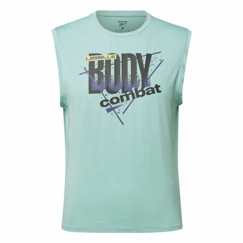 Αμάνικο Ανδρικό Mπλουζάκι Reebok Les Mills® Bodypump® Activchill Μπλε