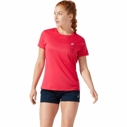 Γυναικεία Μπλούζα με Κοντό Μανίκι Asics Core Πορφυρό Κόκκινο