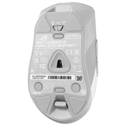 Οπτικό ασύρματο ποντίκι Asus Gladius III Wireless Aimpoint White Λευκό