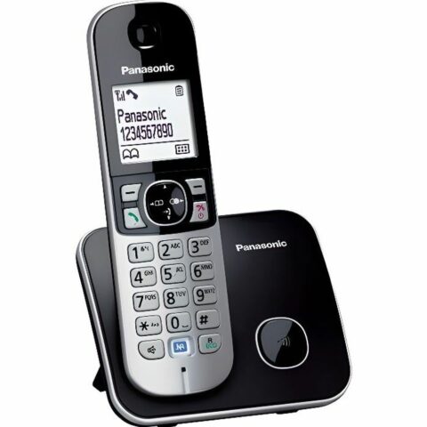 Ασύρματο Τηλέφωνο Panasonic KX-TG6811FRB Λευκό Μαύρο Μαύρο/Ασημί