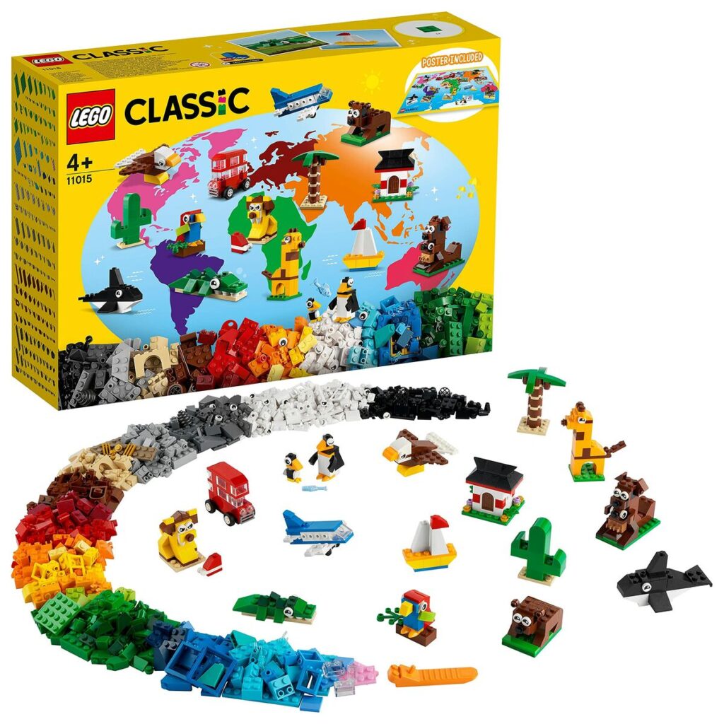 Playset Lego 11015 Classic Creative Bricks 'Around the World' (15 Τεμάχια)