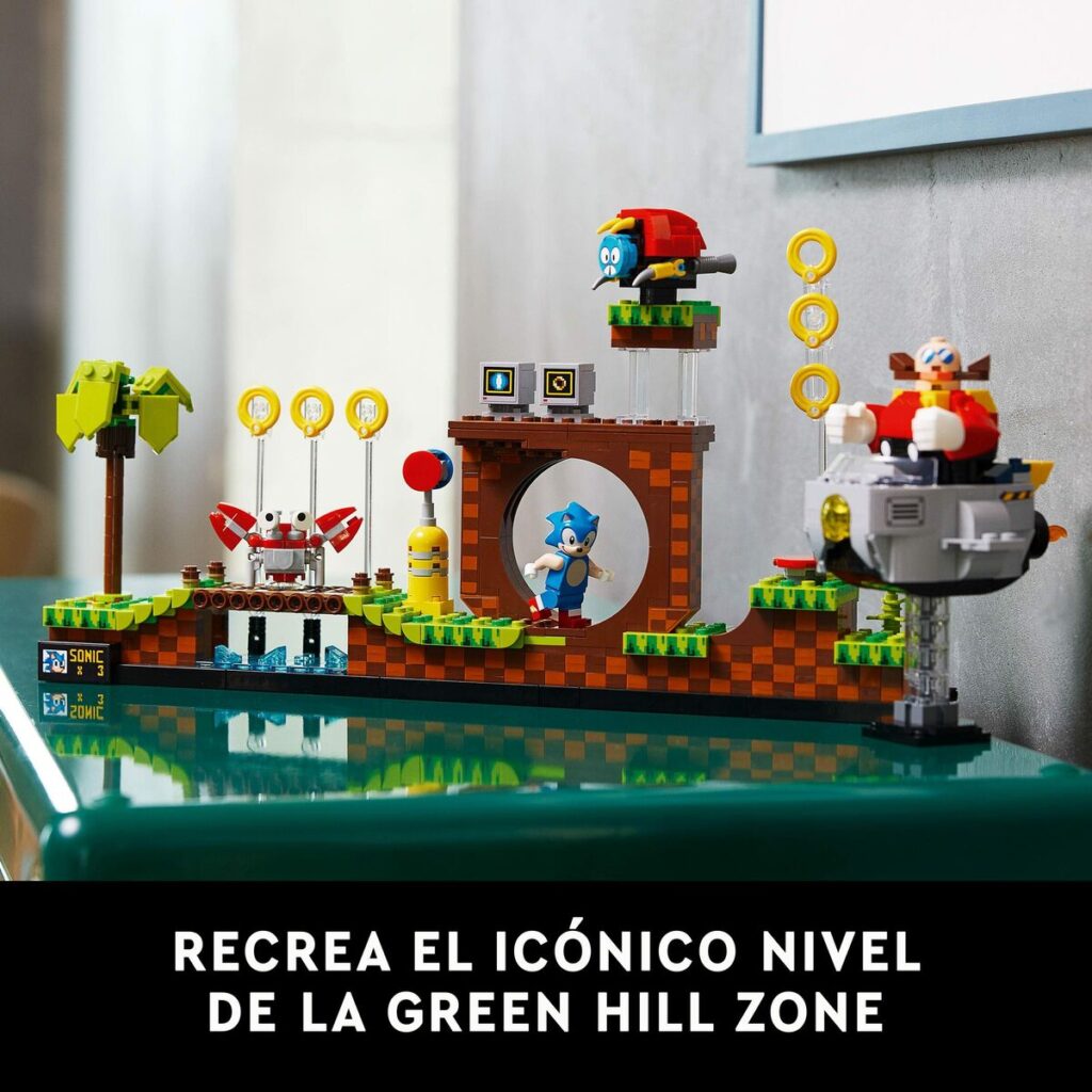 Playset Lego Ideas 21331 Sonic the Hedgehog Green Hill Zone (1125 Τεμάχια)