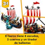 Playset Lego 31132 Creator 3-in-1 Viking Ship and Midgard Serpent (1192 Τεμάχια)