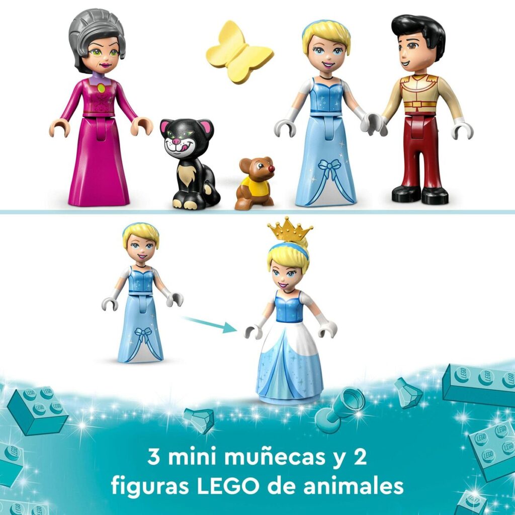 Playset Lego 43206 Cinderella and Prince Charming's Castle (365 Τεμάχια)