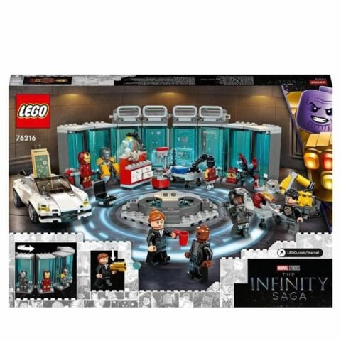 Playset Lego Marvel 76216 Iron Man Armory (496 Τεμάχια)